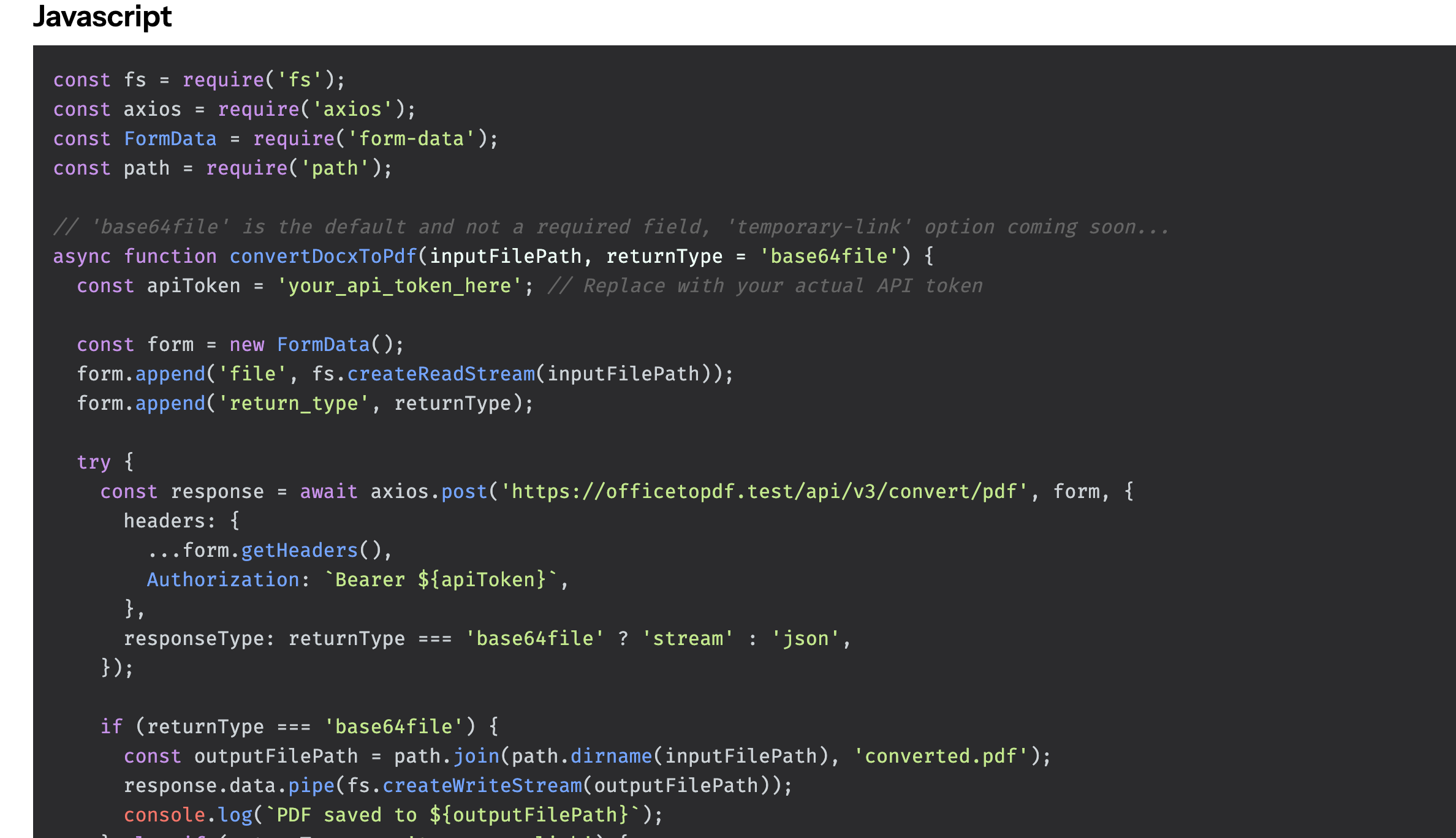 Easy to read documentation.  Simple to consume API.